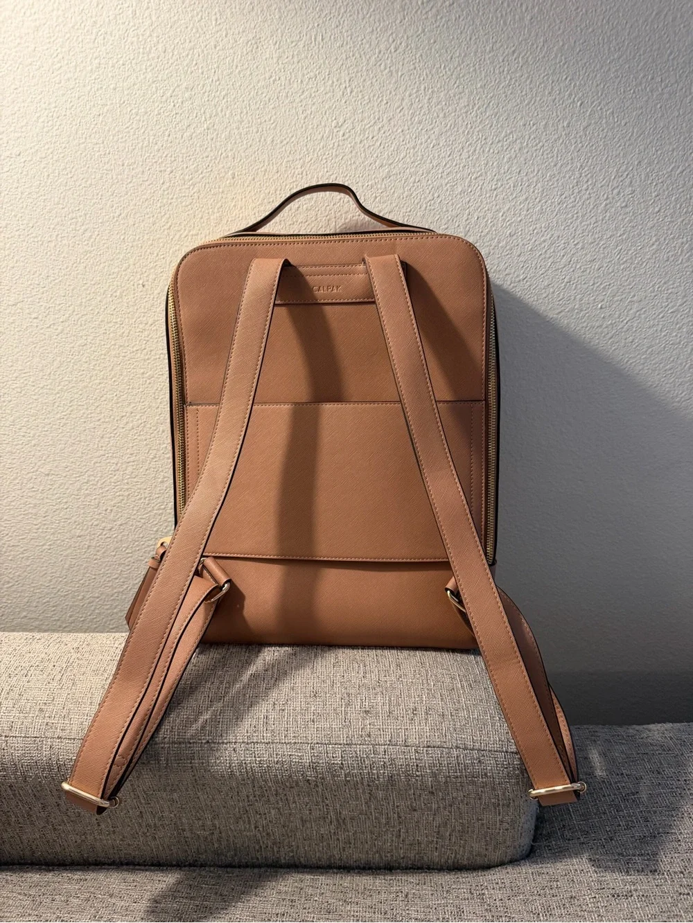 CALPAK Kaya 15” Laptop Backpack – Caramel